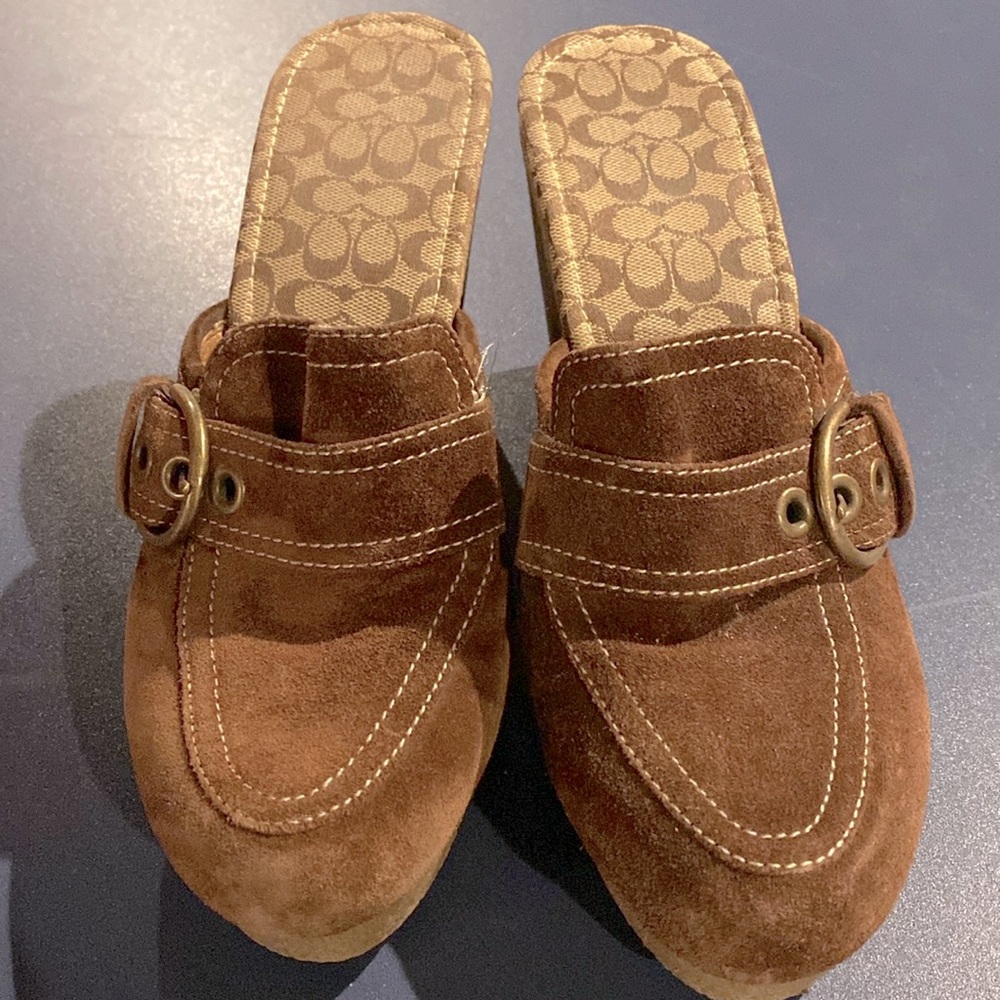 Coach Mules size 8